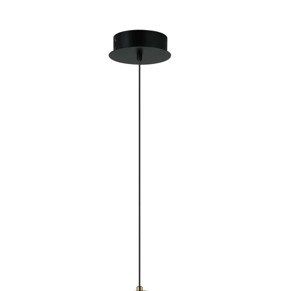 LAMPADA DA SOFFITTO LED 11W CCT IN VETRO AMBRATO SOLENE