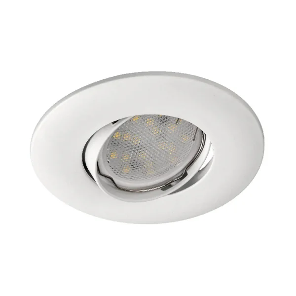 FARETTO DA INCASSO Ø11CM ALLUMINIO PRESSOFUSO BIANCO GU10