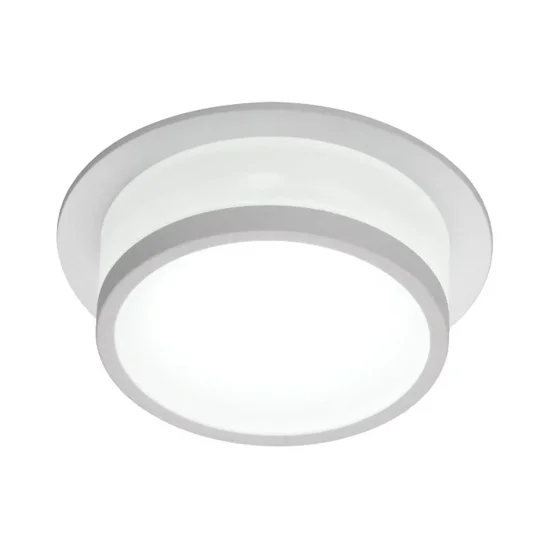 FARETTO DA INCASSO BAGNO LUCE FRONTALE E LATERALE BIANCO GU10