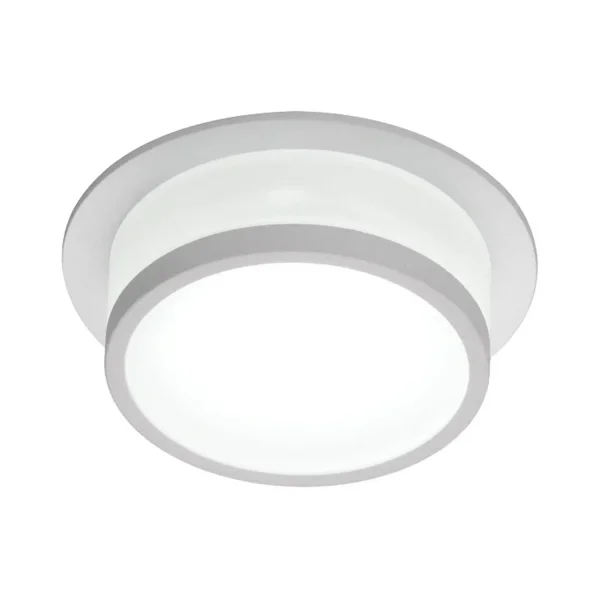 FARETTO DA INCASSO BAGNO LUCE FRONTALE E LATERALE BIANCO GU10