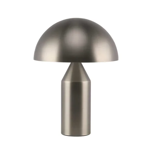 LAMPADA DA TAVOLO 2 LUCI E27 NICHEL SATINATO ENOKI