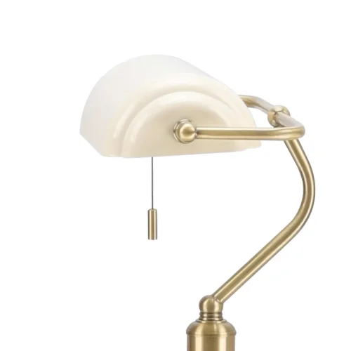 LAMPADA DA TAVOLO DA BANCHIERE E27 BEIGE LUCIDO