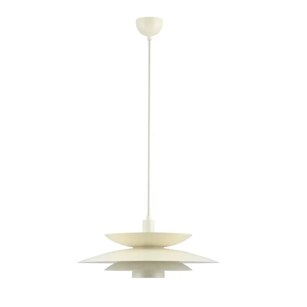 LAMPADA DA SOFFITTO 1 LUCE E27 BEIGE Ø48 CM ORNELLA