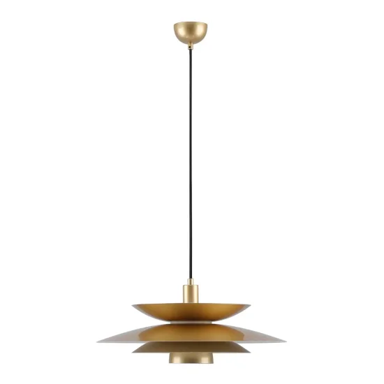 LAMPADA DA SOFFITTO 1 LUCE E27 DORATA Ø48 CM ORNELLA 2
