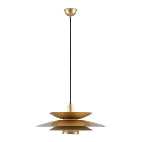 LAMPADA DA SOFFITTO 1 LUCE E27 DORATA Ø48 CM ORNELLA