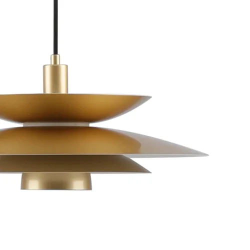 LAMPADA DA SOFFITTO 1 LUCE E27 DORATA Ø48 CM ORNELLA
