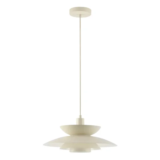 LAMPADA DA SOFFITTO 1 LUCE E27 BEIGE Ø38 CM ORNELLA 2