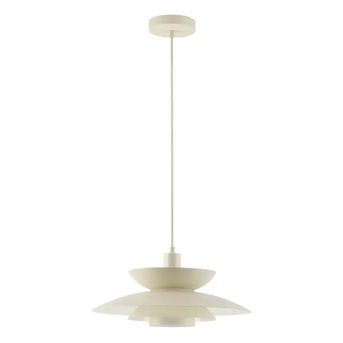 LAMPADA DA SOFFITTO 1 LUCE E27 BEIGE Ø38 CM ORNELLA