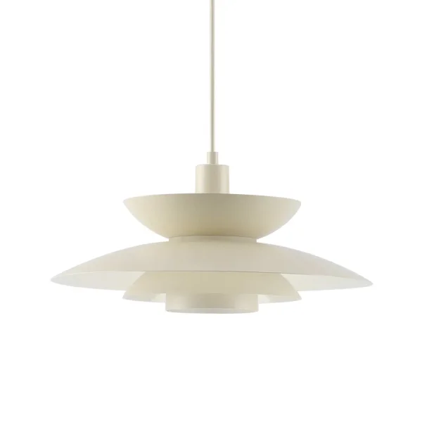 LAMPADA DA SOFFITTO 1 LUCE E27 BEIGE Ø38 CM ORNELLA