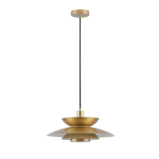 LAMPADA DA SOFFITTO 1 LUCE E27 DORATA Ø38 CM ORNELLA 2