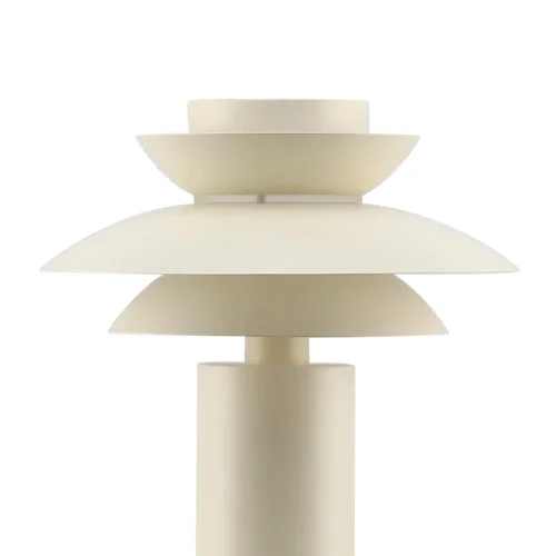 LAMPADA DA TAVOLO 1 LUCE E27 BEIGE Ø30 CM ORNELLA