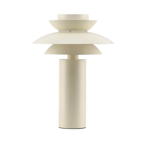 LAMPADA DA TAVOLO 1 LUCE E27 BEIGE Ø30 CM ORNELLA