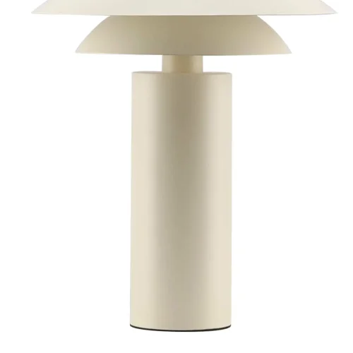 LAMPADA DA TAVOLO 1 LUCE E27 BEIGE Ø30 CM ORNELLA