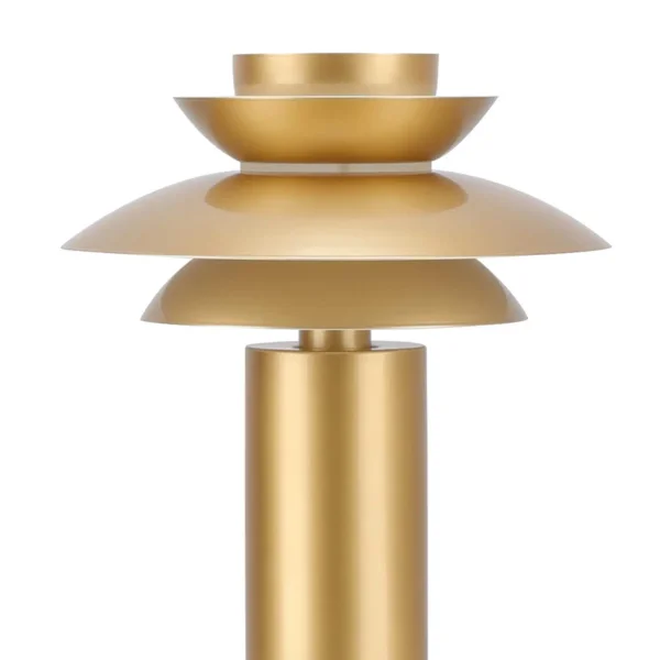LAMPADA DA TAVOLO 1 LUCE E27 DORATA Ø30 CM ORNELLA