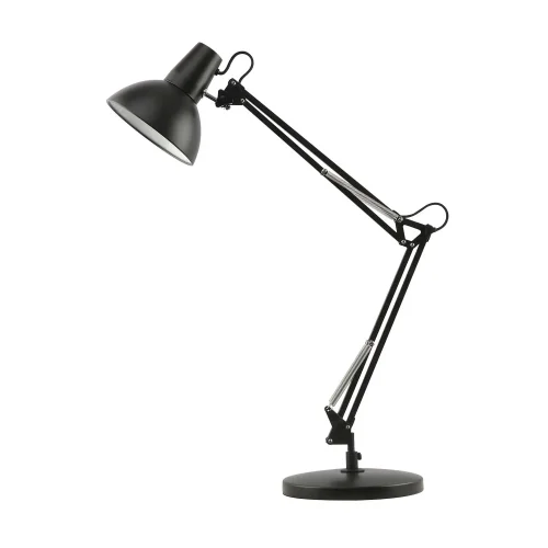 LAMPADA MULTIFUNZIONE DA TAVOLO, PARETE E CON PINZA IN ACCIAIO NERO