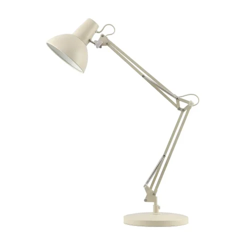 LAMPADA MULTIFUNZIONE DA TAVOLO, PARETE E CON PINZA IN ACCIAIO BIANCO