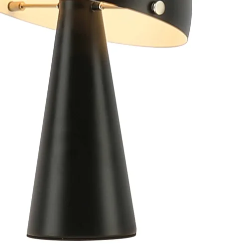 LAMPADA DA TAVOLO IN ACCIAIO VERNICIATO NERO E27 CHANTERELLE