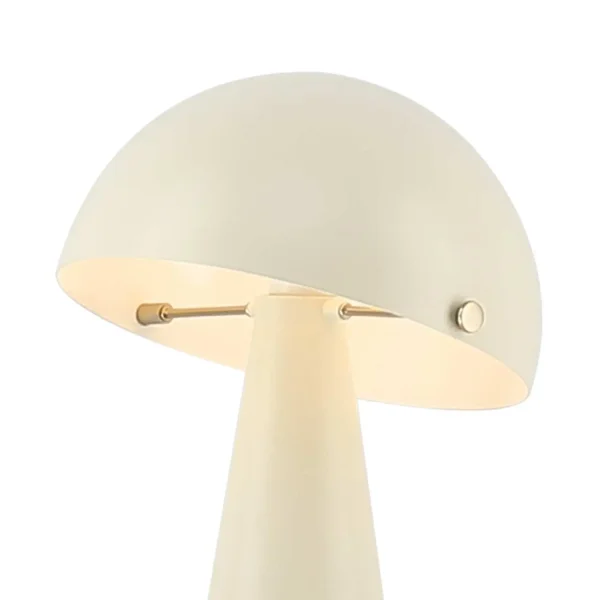 LAMPADA DA TAVOLO IN ACCIAIO VERNICIATO BEIGE E27 CHANTERELLE