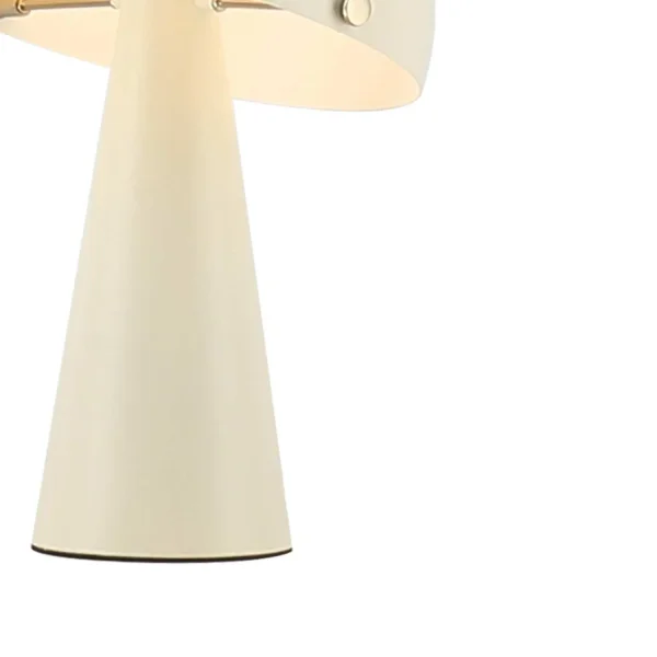 LAMPADA DA TAVOLO IN ACCIAIO VERNICIATO BEIGE E27 CHANTERELLE