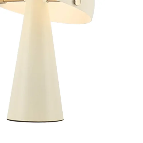 LAMPADA DA TAVOLO IN ACCIAIO VERNICIATO BEIGE E27 CHANTERELLE
