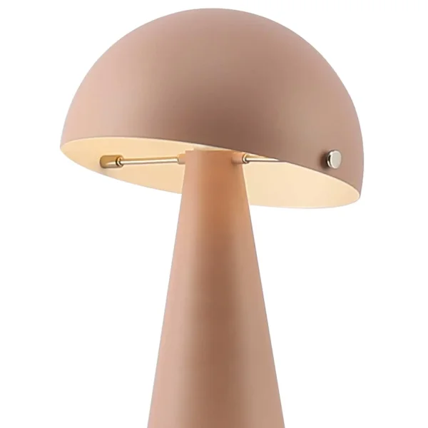 LAMPADA DA TAVOLO IN ACCIAIO VERNICIATO ROSA OPACO E27 CHANTERELLE