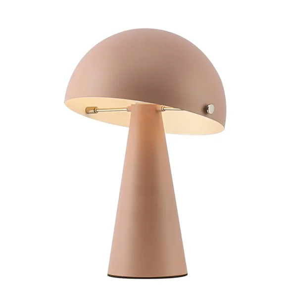 LAMPADA DA TAVOLO IN ACCIAIO VERNICIATO ROSA OPACO E27 CHANTERELLE