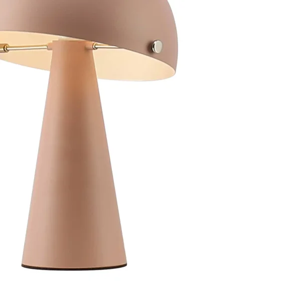 LAMPADA DA TAVOLO IN ACCIAIO VERNICIATO ROSA OPACO E27 CHANTERELLE