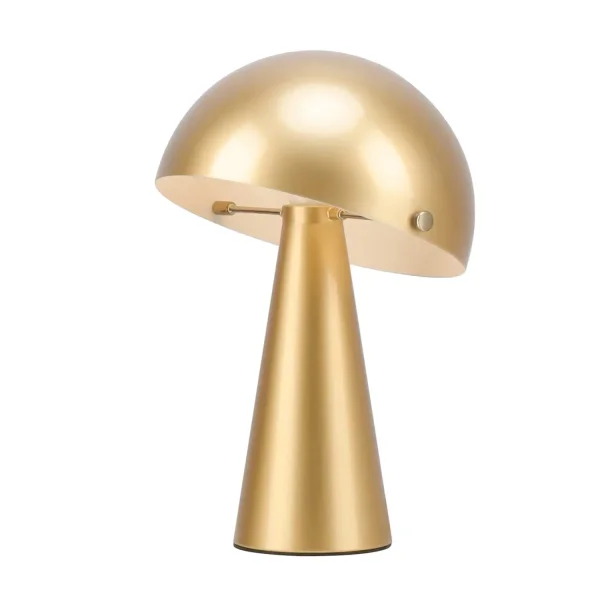 LAMPADA DA TAVOLO IN ACCIAIO VERNICIATO ORO E27 CHANTERELLE