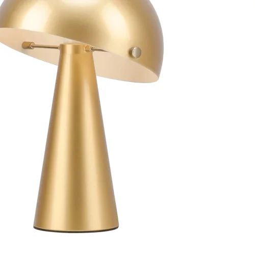 LAMPADA DA TAVOLO IN ACCIAIO VERNICIATO ORO E27 CHANTERELLE