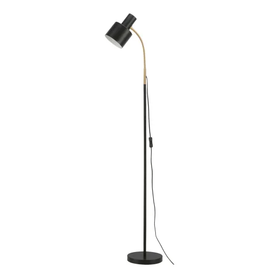 LAMPADA DA TERRA E27 NERA E ORO GEMMA 2