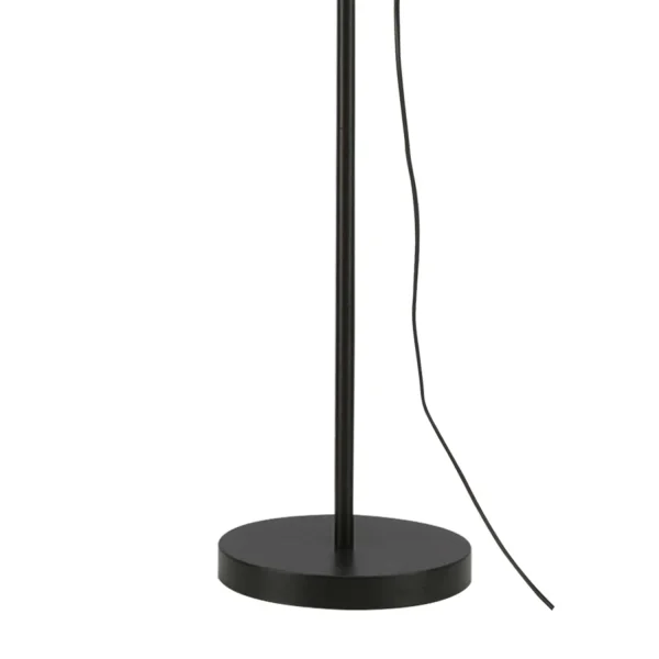 LAMPADA DA TERRA E27 NERA E ORO GEMMA
