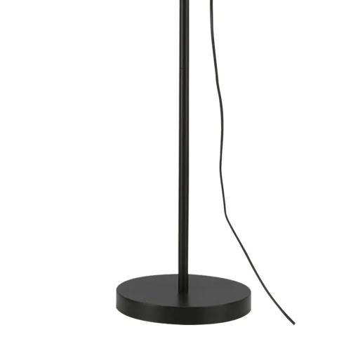 LAMPADA DA TERRA E27 NERA E ORO GEMMA
