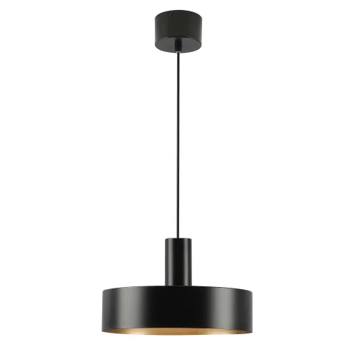 LAMPADA DA SOFFITTO E27 ACCIAIO VERNICIATO NERO GEMMA