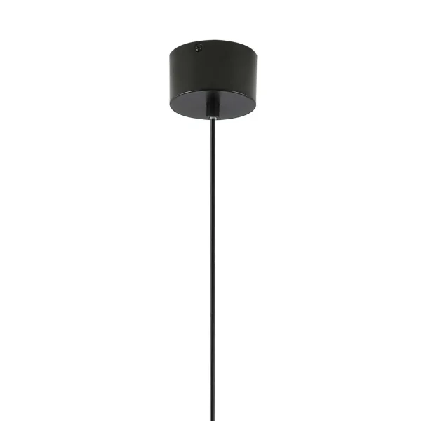 LAMPADA DA SOFFITTO E27 ACCIAIO VERNICIATO NERO GEMMA