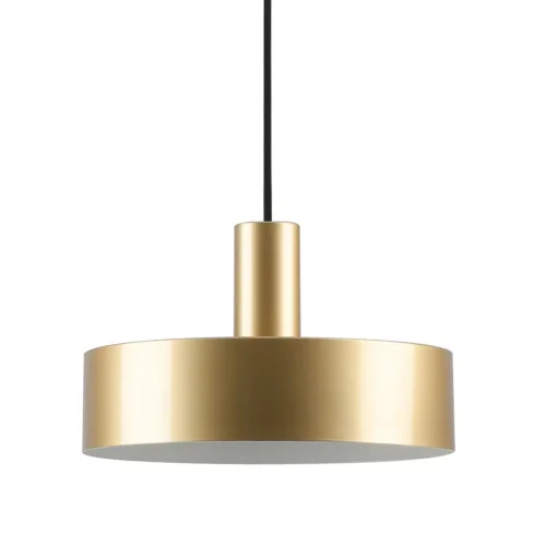 LAMPADA DA SOFFITTO E27 NERA E DORATA GEMMA