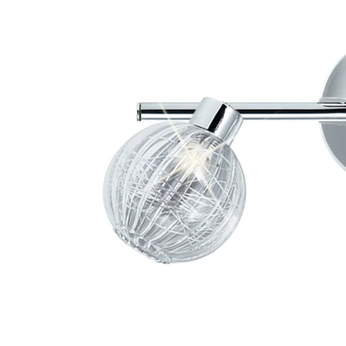 FARETTO QUINN CROMATO A 2 LUCI