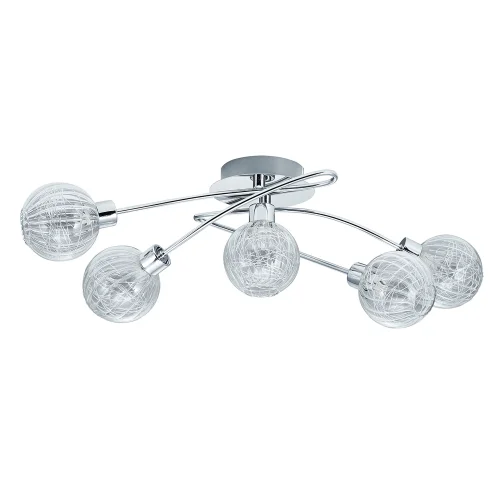 SOFFITTO SOFFITTO 5 LUCI CROMATE QUINN