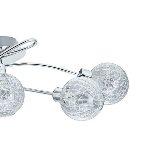 SOFFITTO SOFFITTO 5 LUCI CROMATE QUINN 2