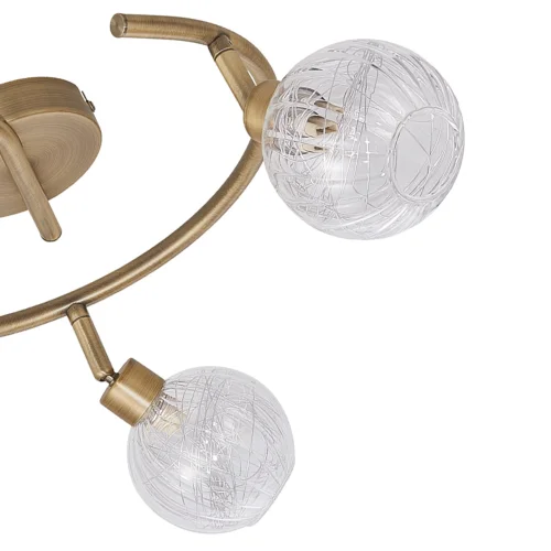 SOFFITTO IN PELLE QUINN A 3 LUCI