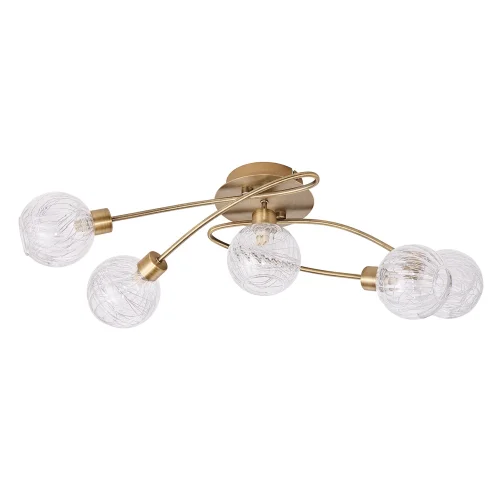 SOFFITTO SOFFITTO 5 LUCI QUINN PELLE