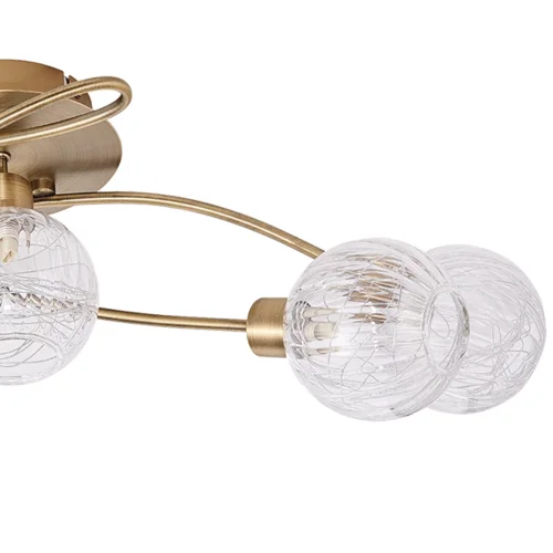 SOFFITTO SOFFITTO 5 LUCI QUINN PELLE