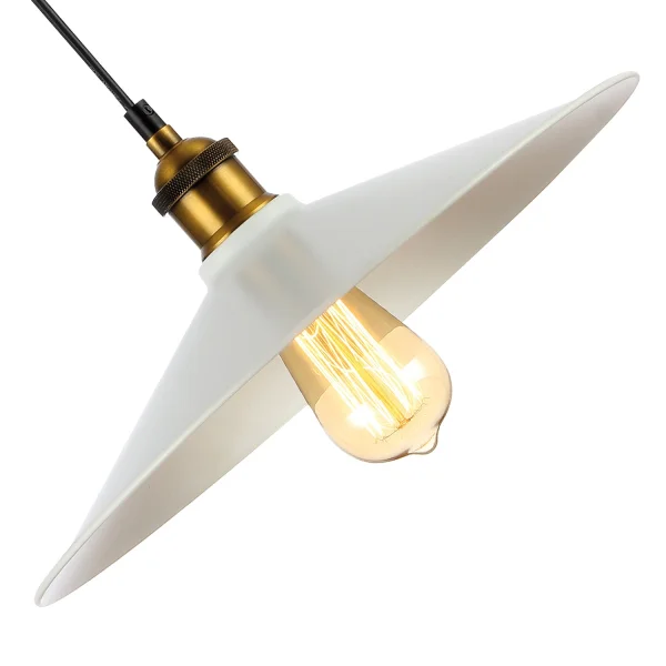 Lampada da soffitto 1 Luce Alanis Bianco | Lampade e Illuminazione Lúzete