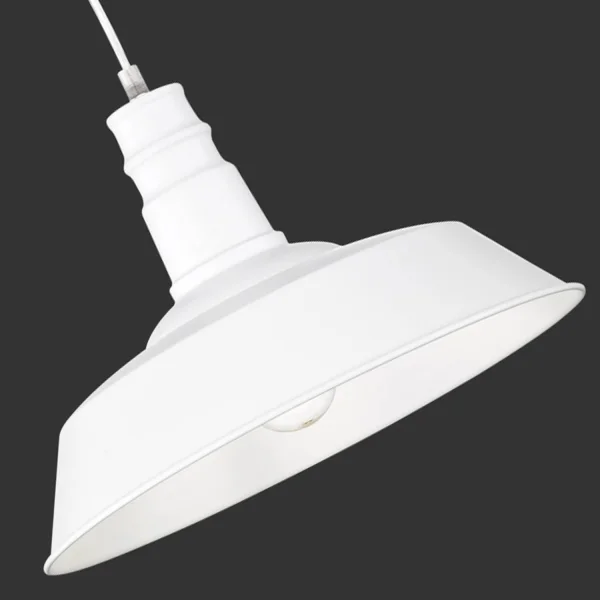 LAMPADA DA SOFFITTO TELMO BIANCA INDUSTRIALE