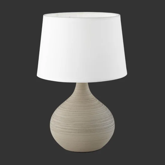 LAMPADA DA TAVOLO GUIDO CAPPUCCINO IN CERAMICA 2