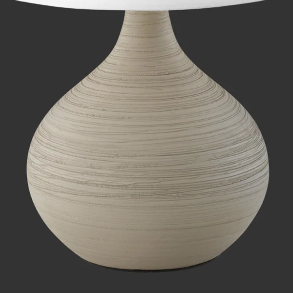 LAMPADA DA TAVOLO GUIDO CAPPUCCINO IN CERAMICA