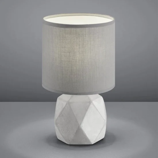 LAMPADA DA TAVOLO TAYLOR SCHERMO GRIGIO 2