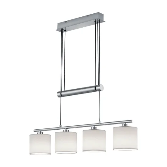 LAMPADA A SOFFITTO 4 LUCI OLIVIA BIANCHE 2