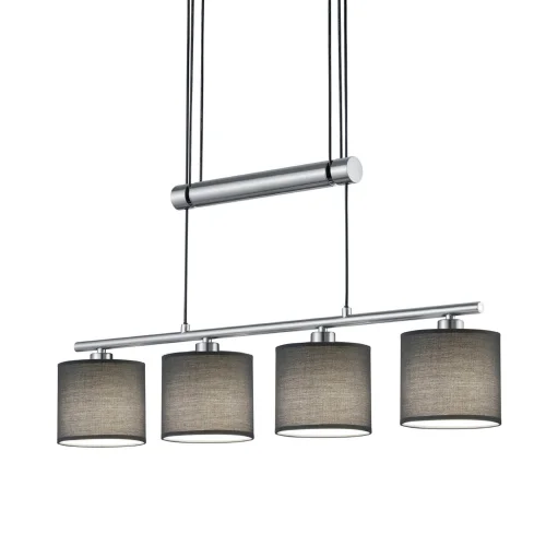 LAMPADA A SOFFITTO 4 LUCI OLIVIA GRIGIO