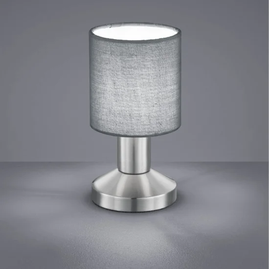 LAMPADA DA TAVOLO GRIGIO NICHEL PICCOLO 2