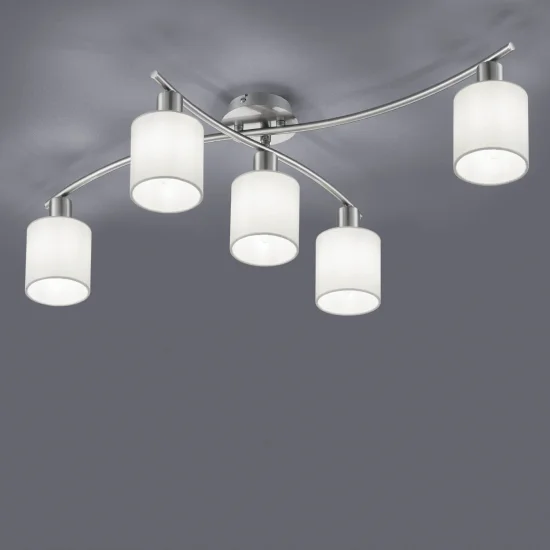 LAMPADA A SOFFITTO 5 LUCI BIANCHE 2